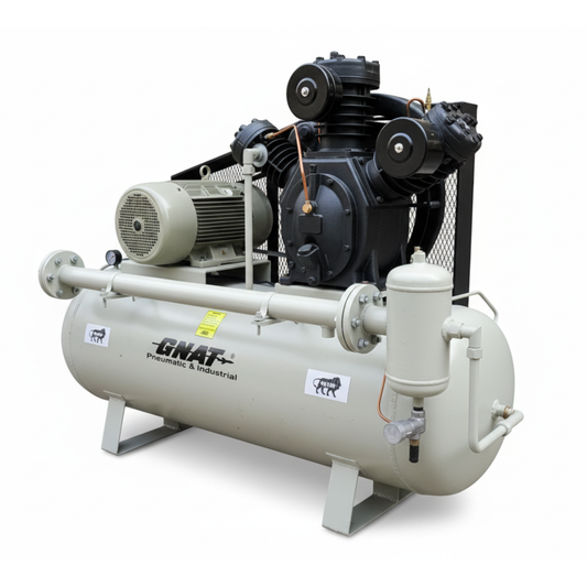 15 HP Belt Driven Lubricated Air Compressor