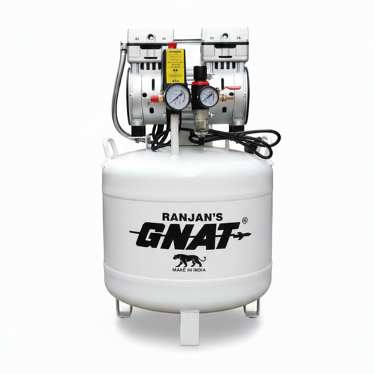 Oil Free Compressor - 1.5 HP (Verticle Tank)